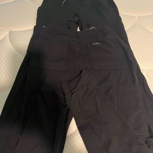 2 pairs of Jaanuu joggers XS
